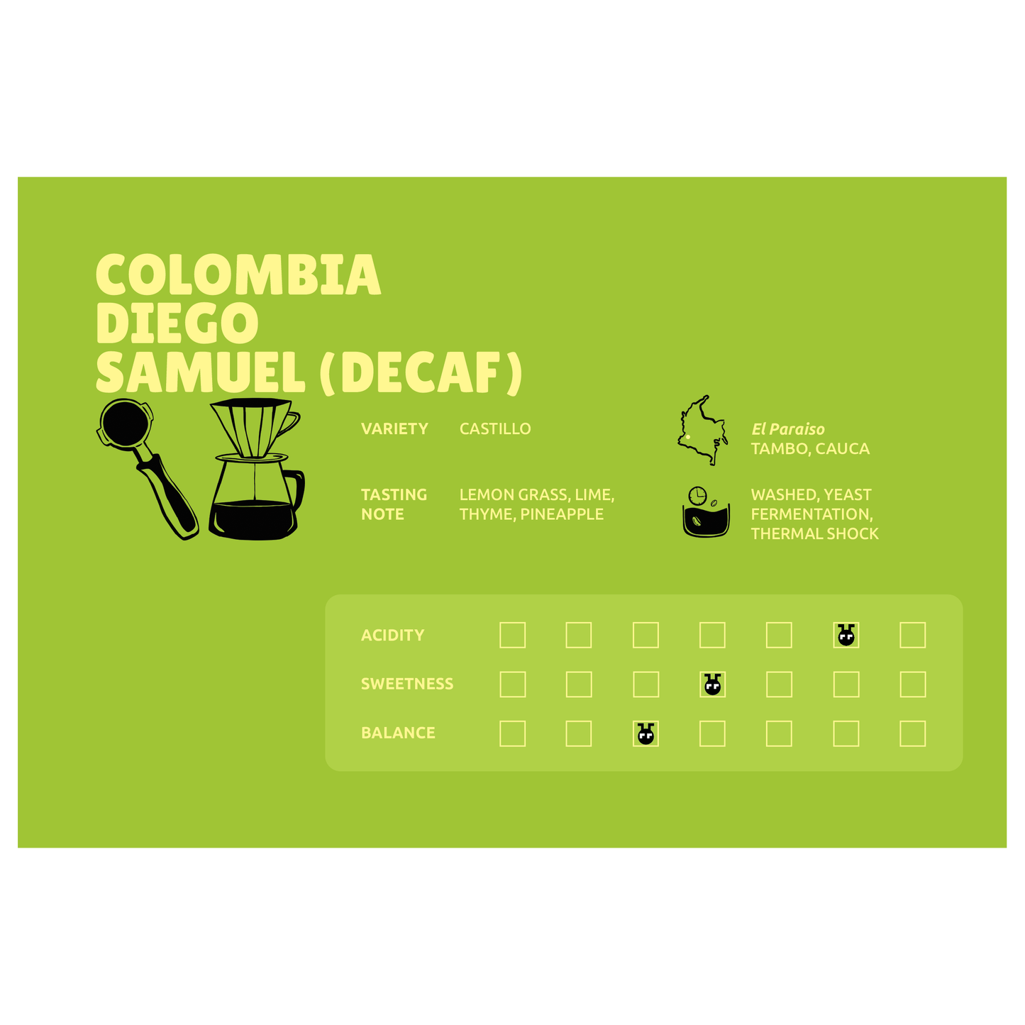 KOLUMBIEN DIEGO SAMUEL (DECAF) (NEU)