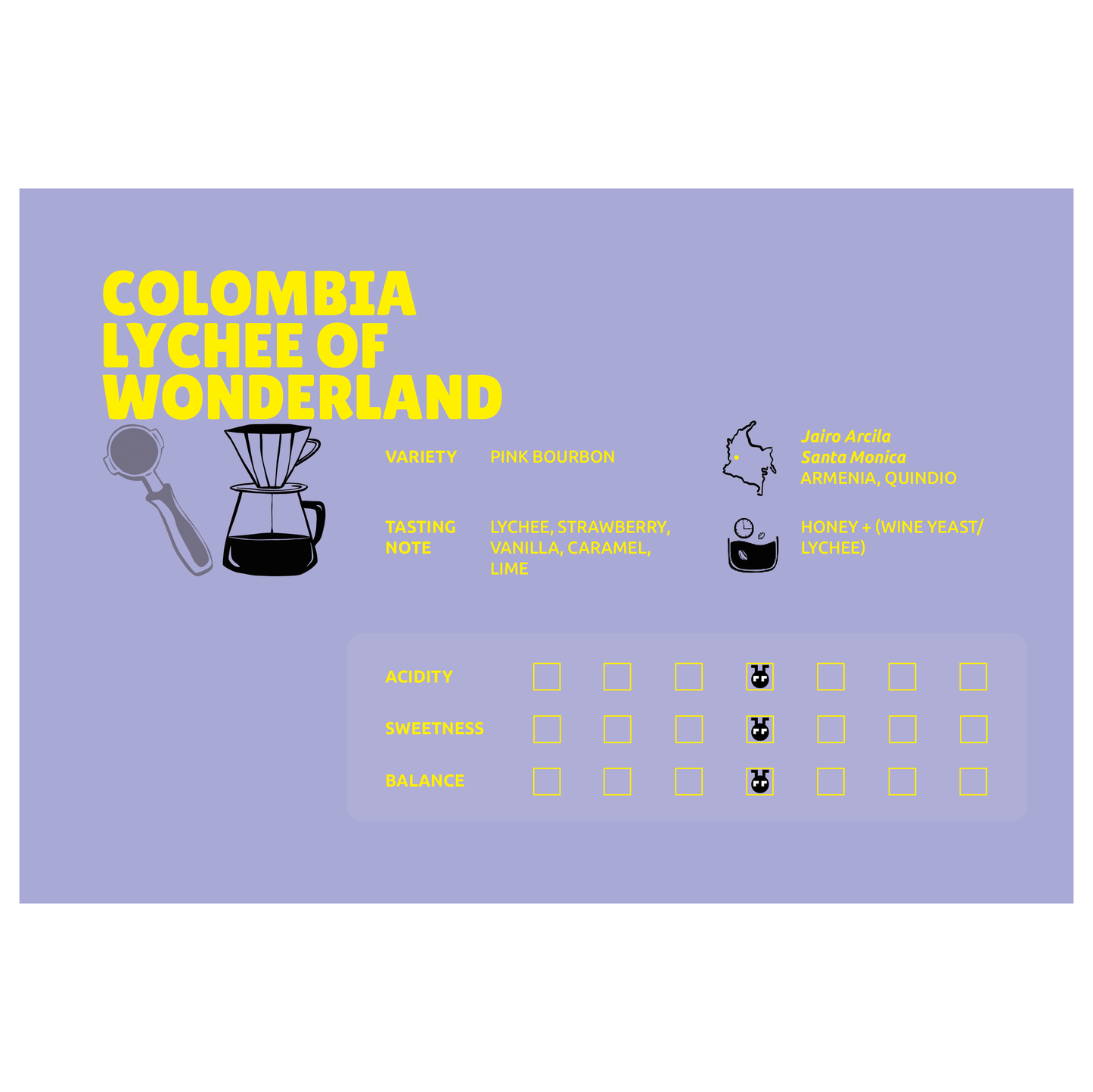 COLOMBIA LYCHEE OF WONDERLAND FILTER COFFEE