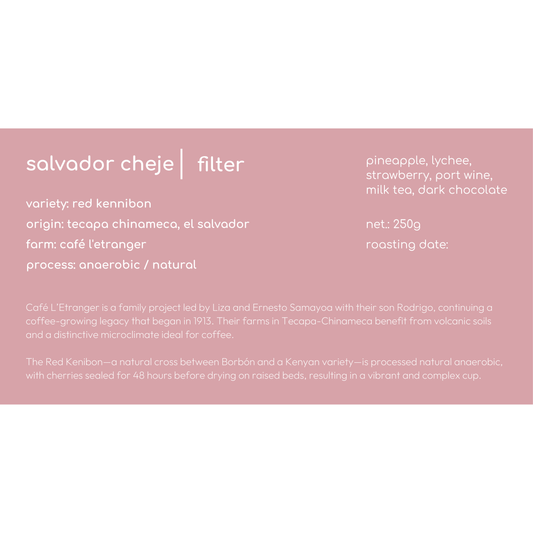 SALVADOR CHEJE FILTER COFFEE (NEW)